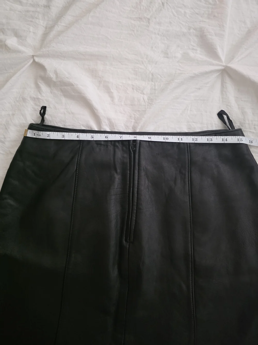 Mixit Black Leather Panel Pencil Skirt